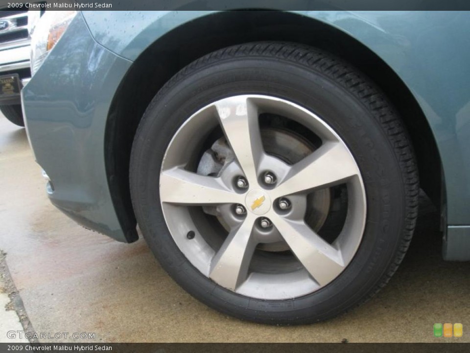 2009 Chevrolet Malibu Hybrid Sedan Wheel and Tire Photo #38321035