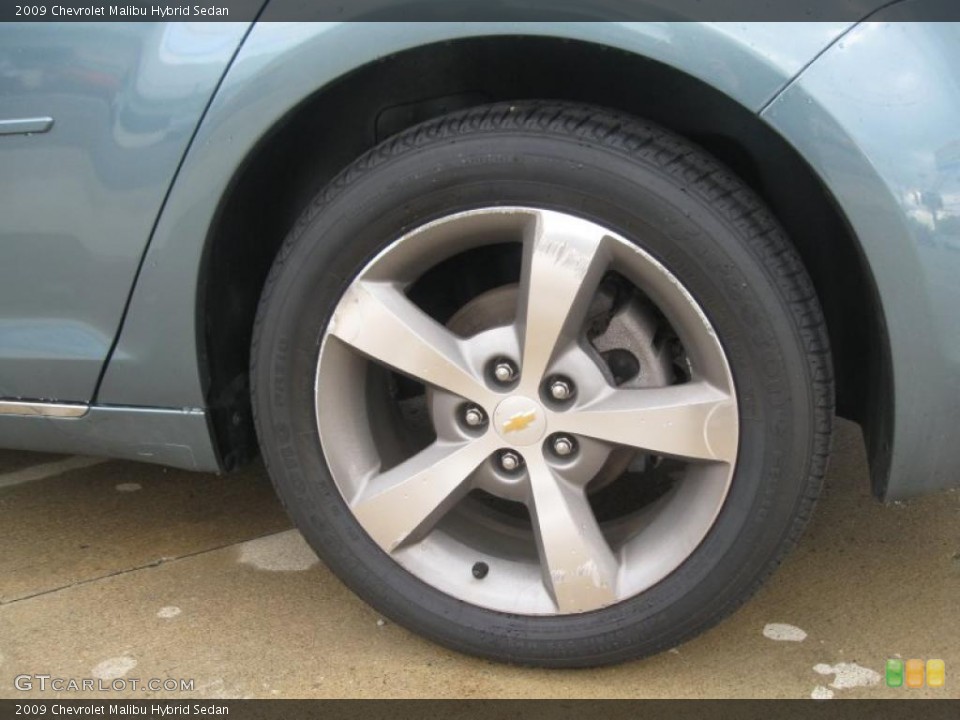 2009 Chevrolet Malibu Hybrid Sedan Wheel and Tire Photo #38321051