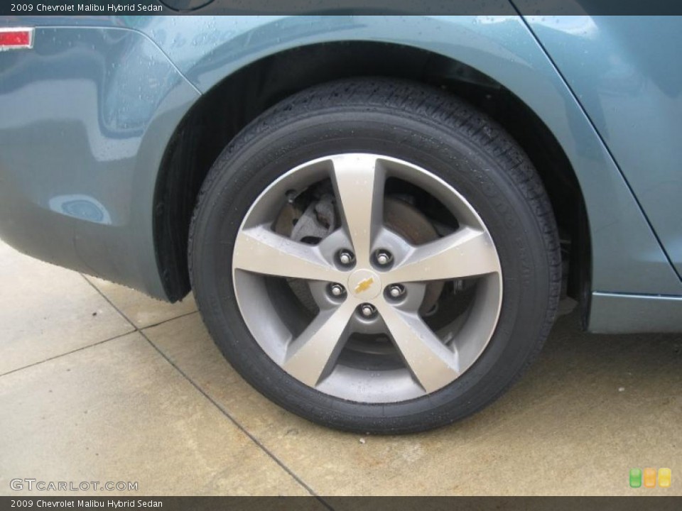 2009 Chevrolet Malibu Hybrid Sedan Wheel and Tire Photo #38321067