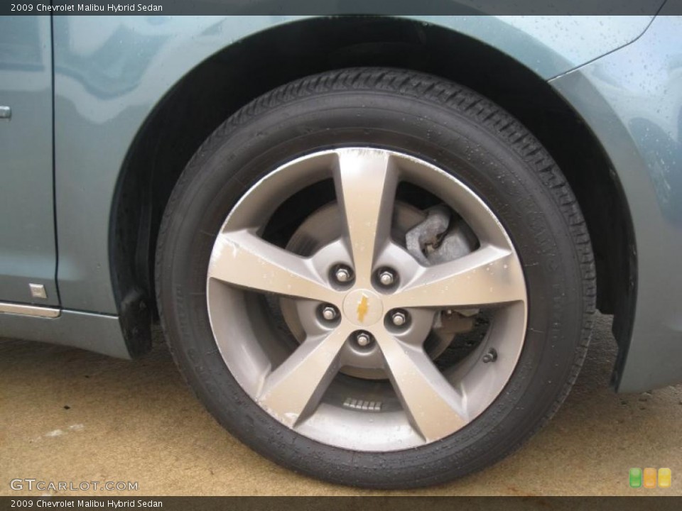 2009 Chevrolet Malibu Hybrid Sedan Wheel and Tire Photo #38321091