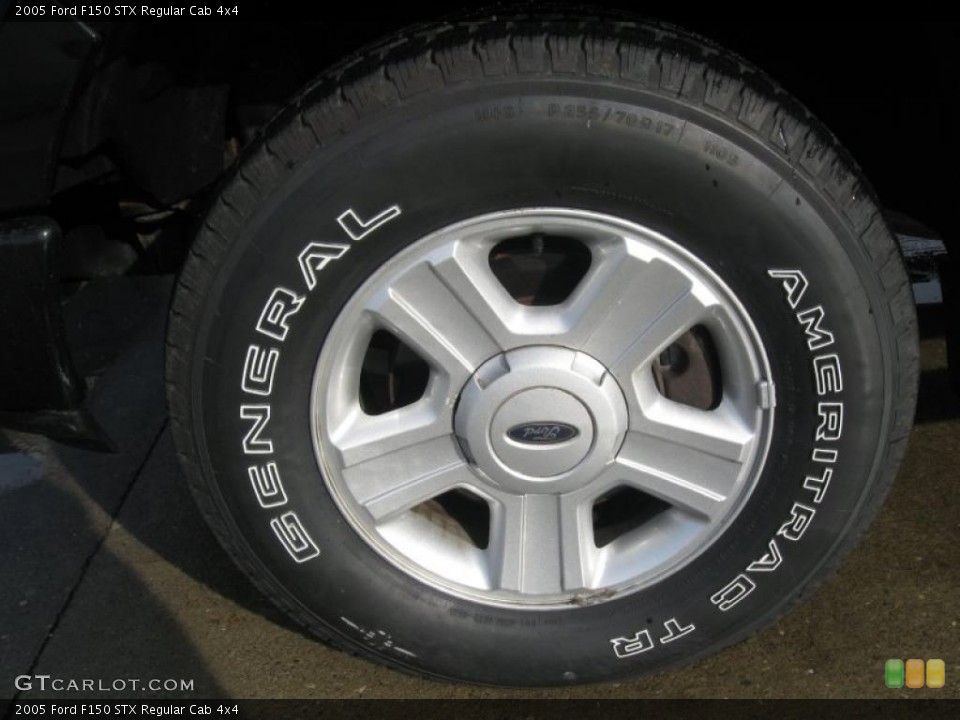 2005 Ford F150 STX Regular Cab 4x4 Wheel and Tire Photo #38321579