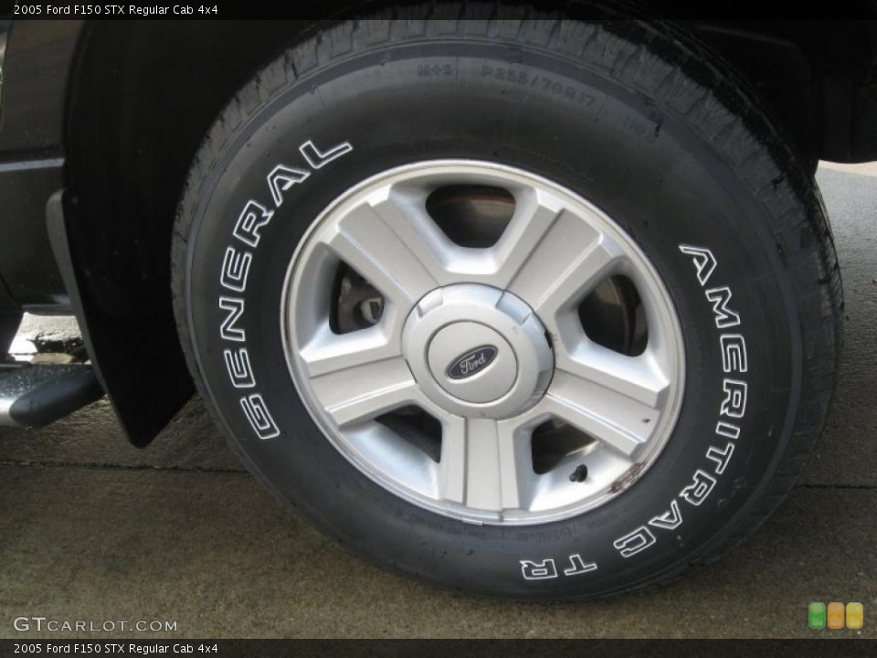 2005 Ford F150 STX Regular Cab 4x4 Wheel and Tire Photo #38321655