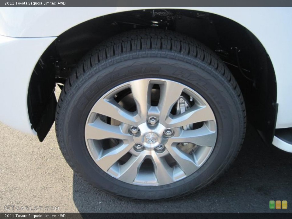 2011 Toyota Sequoia Limited 4WD Wheel and Tire Photo #38324987