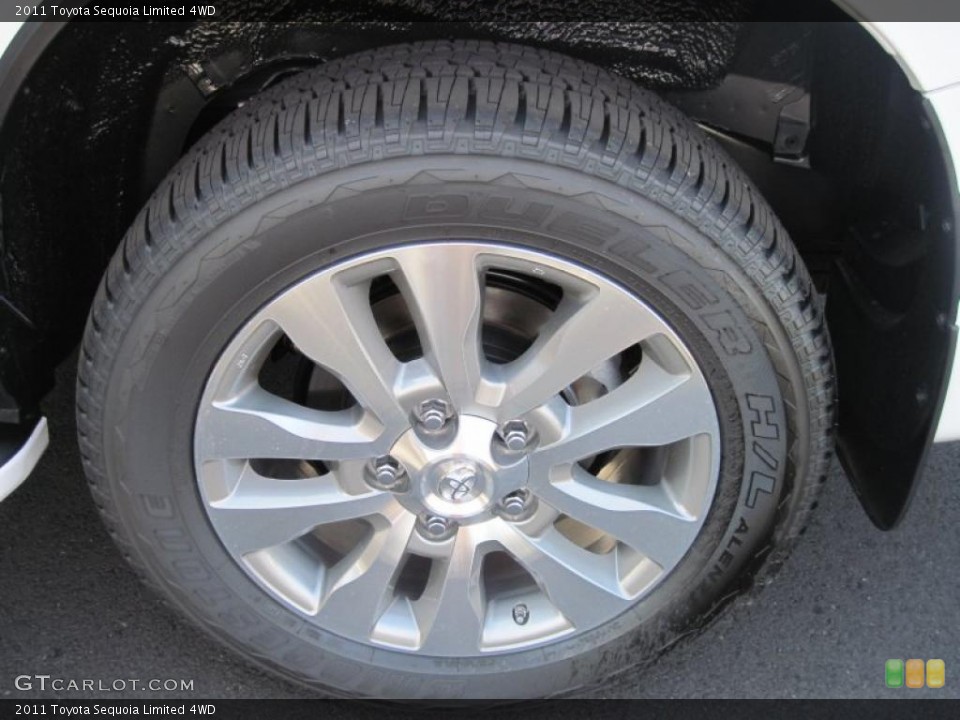 2011 Toyota Sequoia Limited 4WD Wheel and Tire Photo #38325003