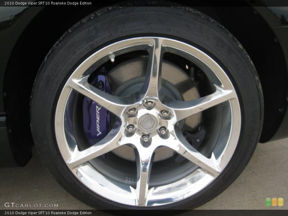 2010 Dodge Viper SRT10 Roanoke Dodge Edition Wheel and Tire Photo #38329331