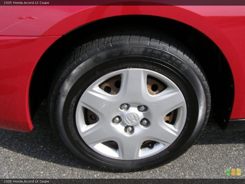 2005 Honda Accord LX Coupe Wheel and Tire Photo #38330054