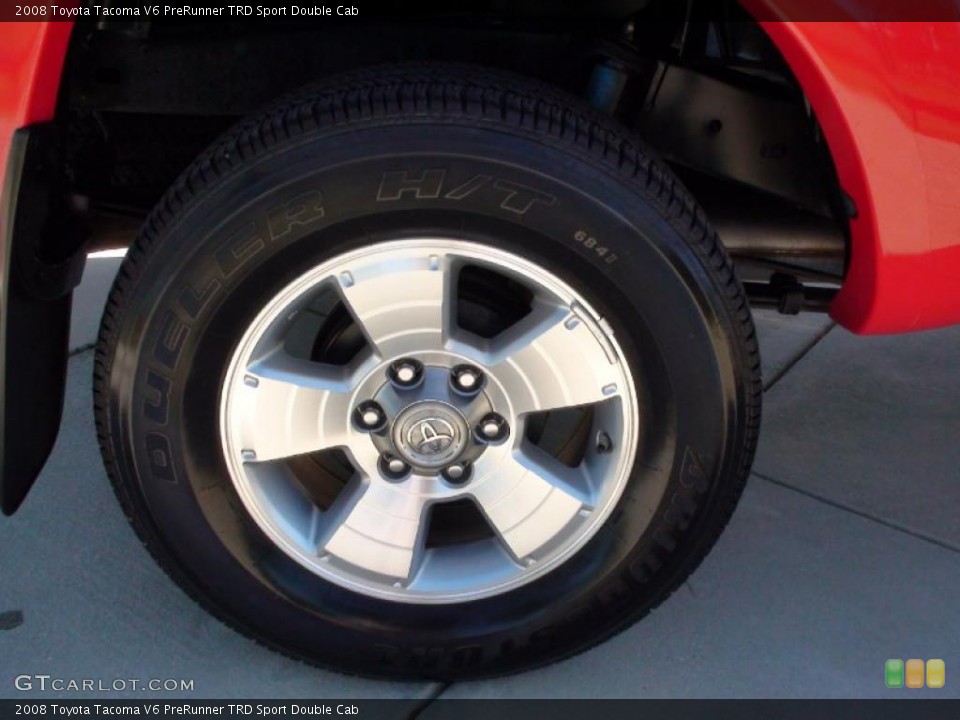 2008 Toyota Tacoma V6 PreRunner TRD Sport Double Cab Wheel and Tire Photo #38331439