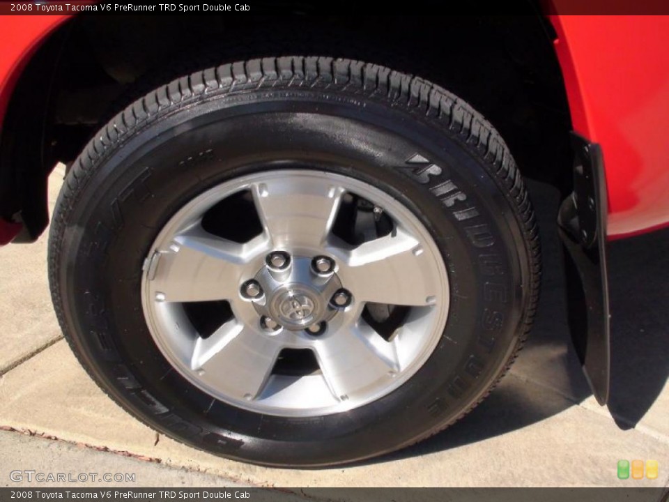 2008 Toyota Tacoma V6 PreRunner TRD Sport Double Cab Wheel and Tire Photo #38331475