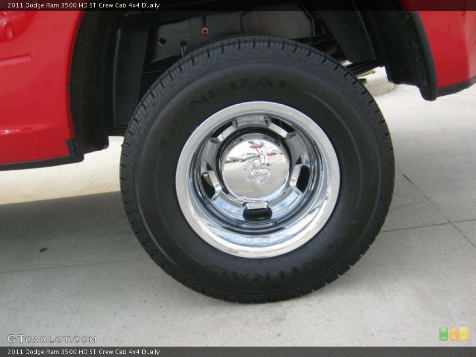 2011 Dodge Ram 3500 HD ST Crew Cab 4x4 Dually Wheel and Tire Photo #38331787