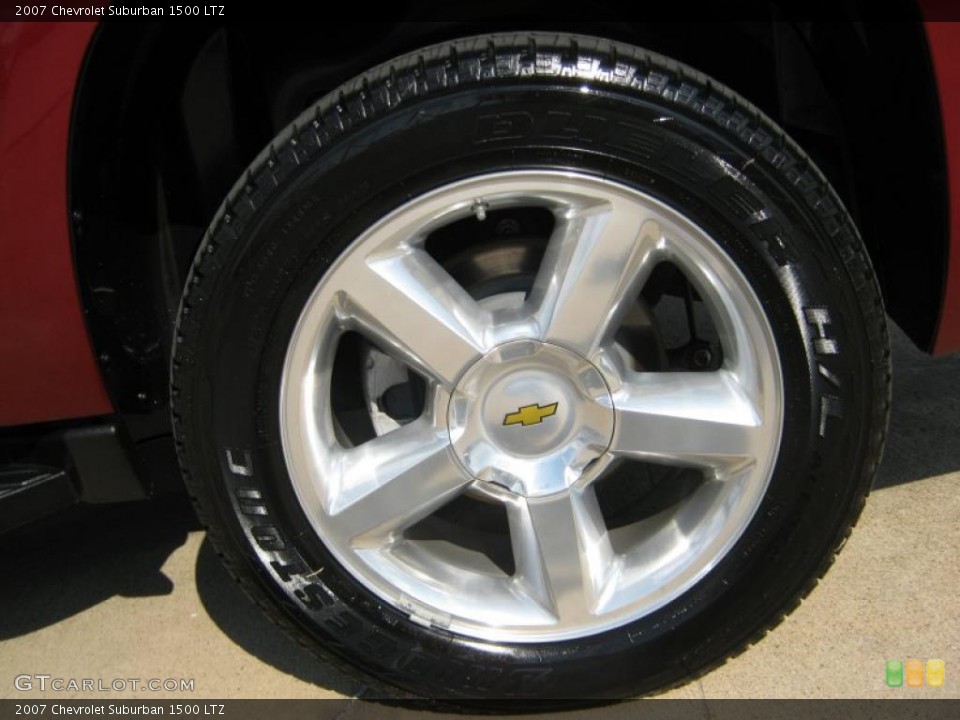 2007 Chevrolet Suburban 1500 LTZ Wheel and Tire Photo #38335531