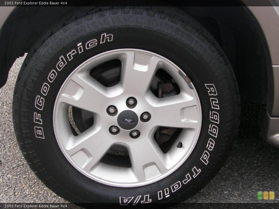 2003 Ford Explorer Eddie Bauer 4x4 Wheel and Tire Photo #38336531