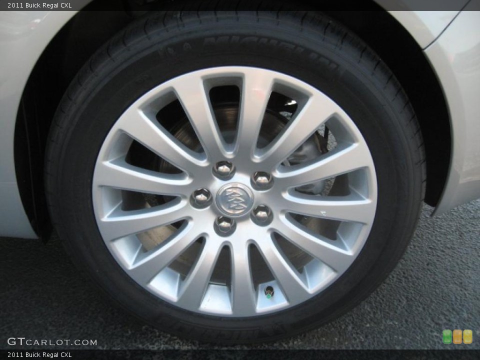 2011 Buick Regal CXL Wheel and Tire Photo #38337427