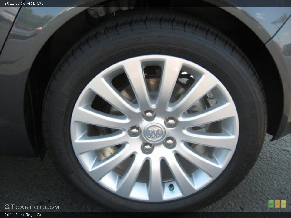 2011 Buick Regal CXL Wheel and Tire Photo #38337539