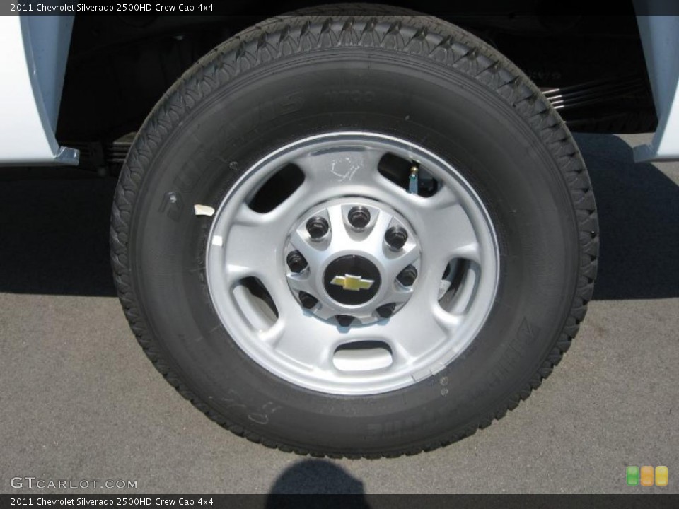 2011 Chevrolet Silverado 2500HD Crew Cab 4x4 Wheel and Tire Photo #38338092