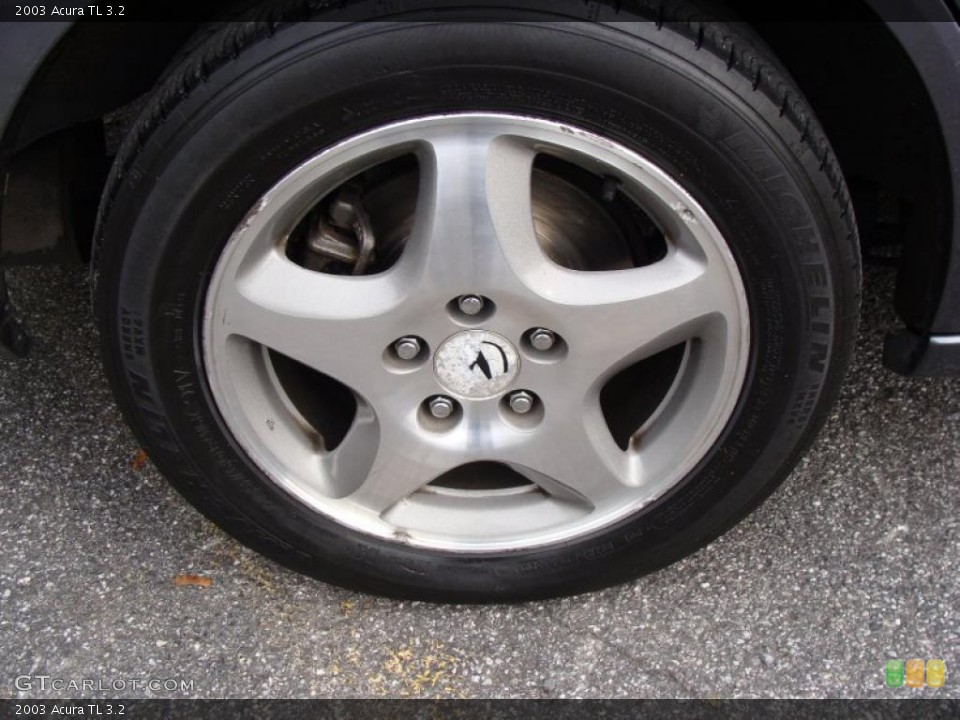 2003 Acura TL 3.2 Wheel and Tire Photo #38338652