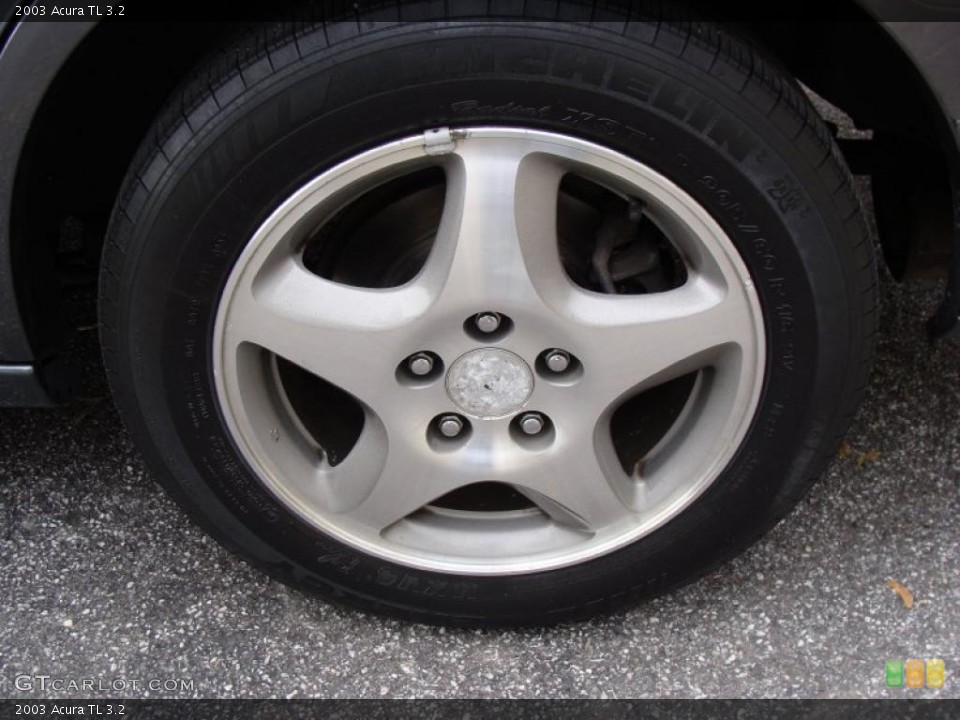 2003 Acura TL 3.2 Wheel and Tire Photo #38338664