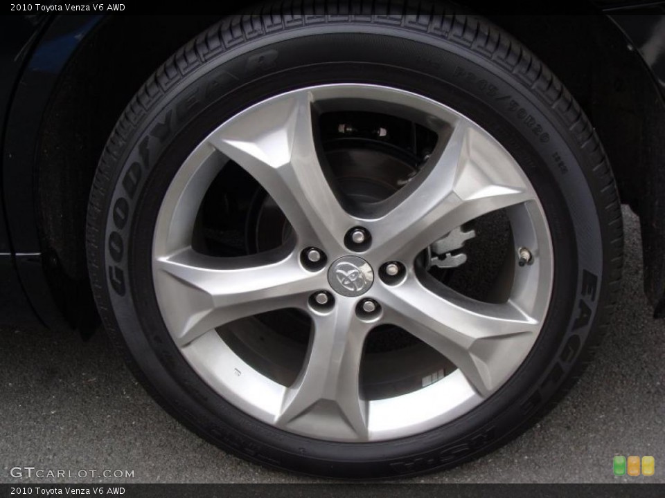 2010 Toyota Venza V6 AWD Wheel and Tire Photo #38339724