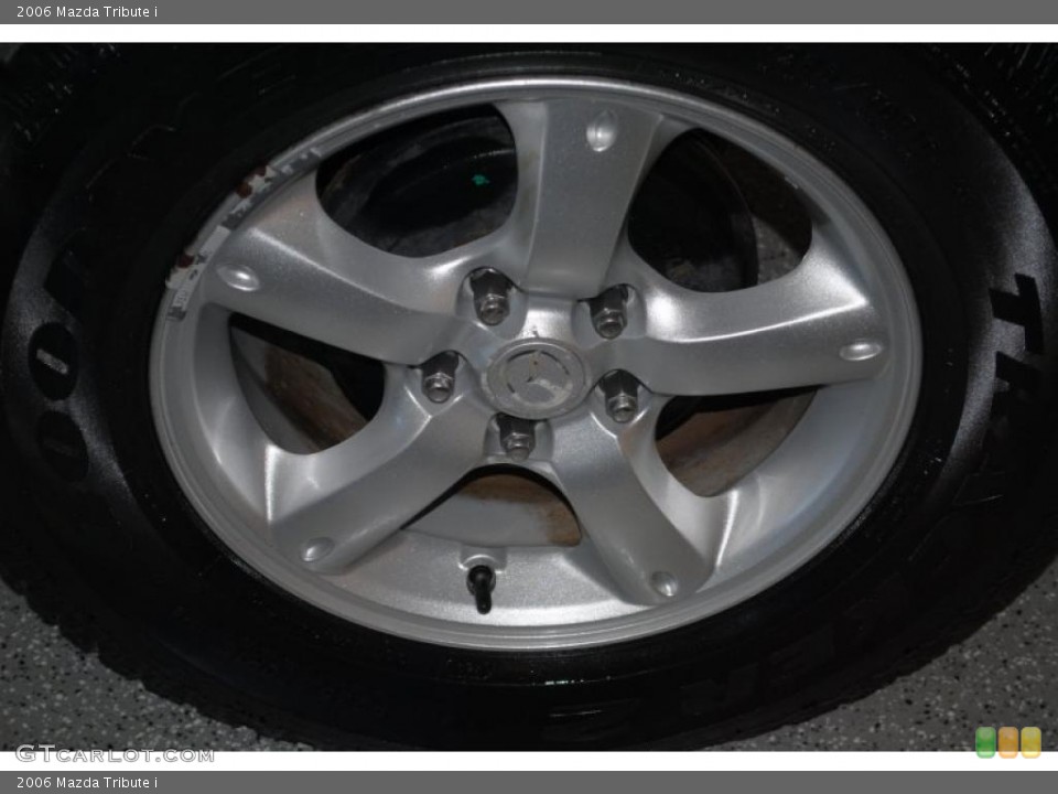 2006 Mazda Tribute i Wheel and Tire Photo #38348202