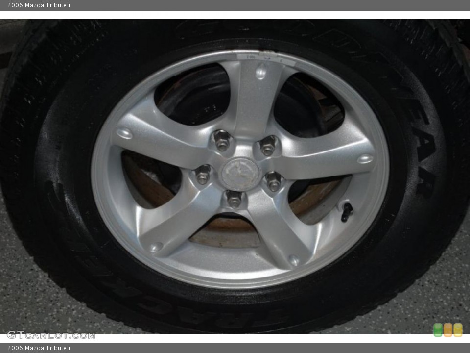 2006 Mazda Tribute i Wheel and Tire Photo #38348250