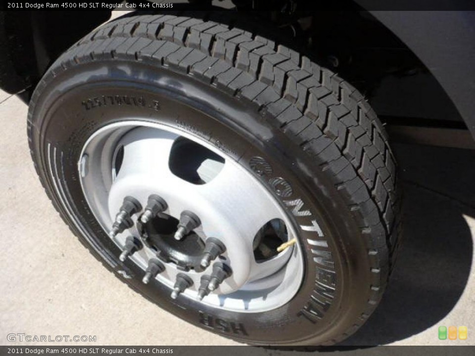 2011 Dodge Ram 4500 HD SLT Regular Cab 4x4 Chassis Wheel and Tire Photo #38352302