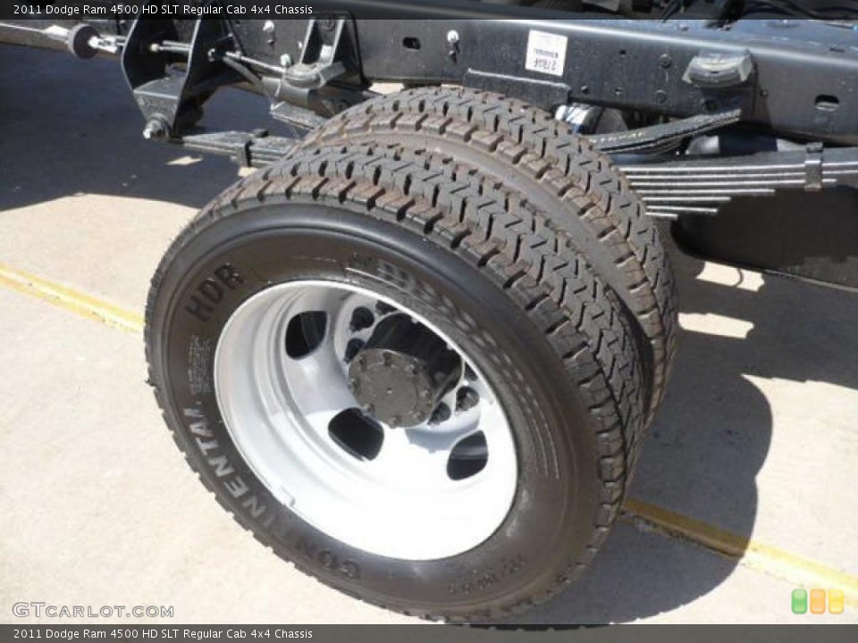 2011 Dodge Ram 4500 HD SLT Regular Cab 4x4 Chassis Wheel and Tire Photo #38352318