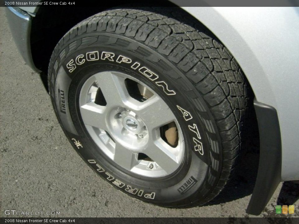2008 Nissan Frontier SE Crew Cab 4x4 Wheel and Tire Photo #38354182