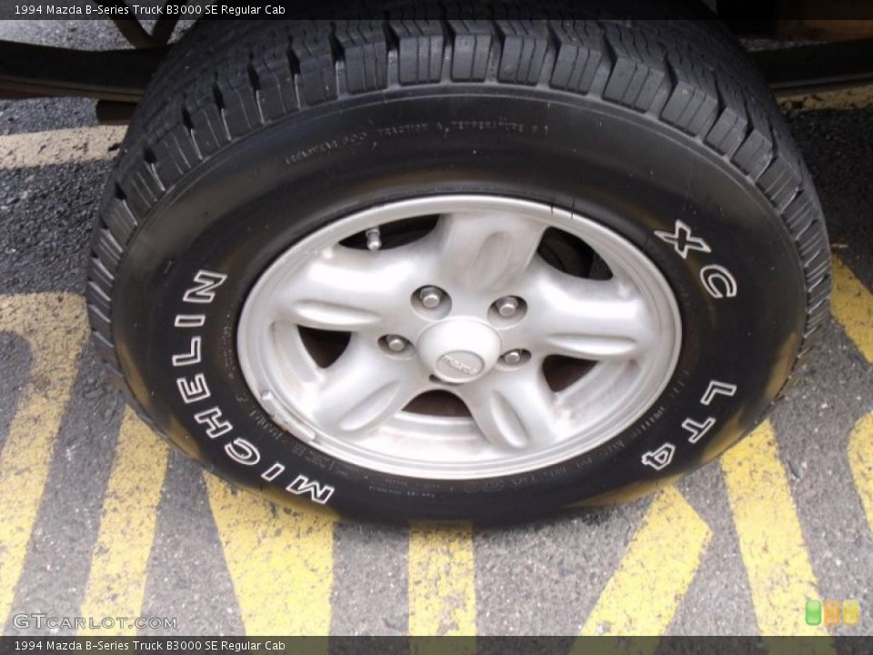 1994 Mazda B-Series Truck B3000 SE Regular Cab Wheel and Tire Photo #38356322