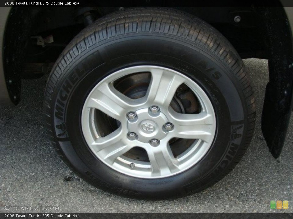 2008 Toyota Tundra SR5 Double Cab 4x4 Wheel and Tire Photo #38356686