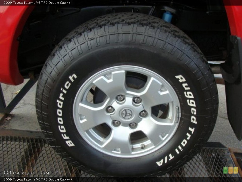 2009 Toyota Tacoma V6 TRD Double Cab 4x4 Wheel and Tire Photo #38356894