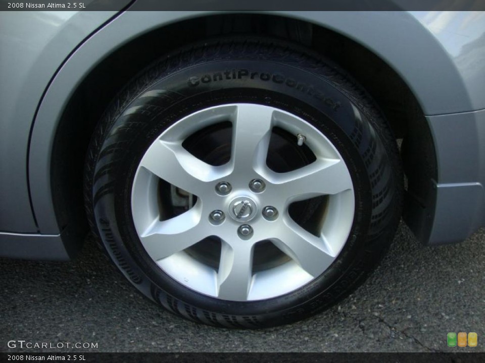 2008 Nissan Altima 2.5 SL Wheel and Tire Photo #38358946