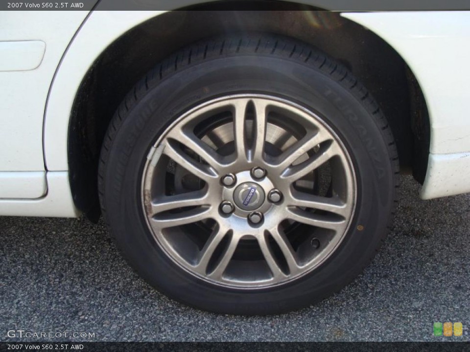 2007 Volvo S60 2.5T AWD Wheel and Tire Photo #38359346