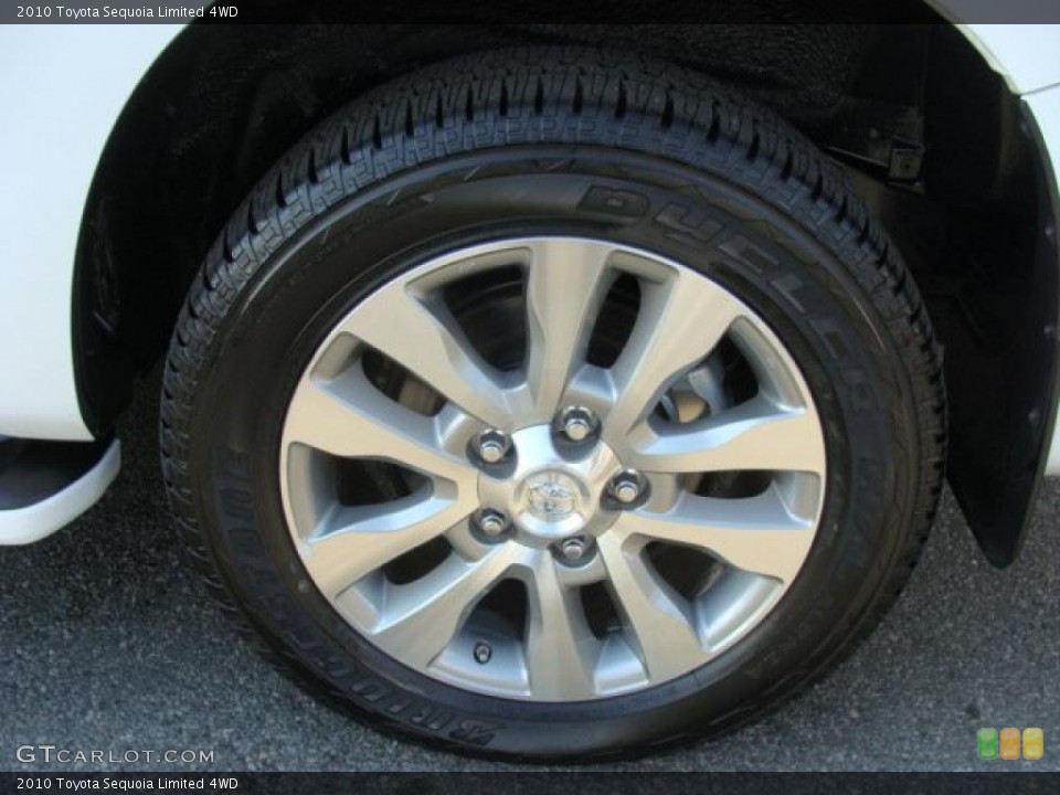 2010 Toyota Sequoia Limited 4WD Wheel and Tire Photo #38359602