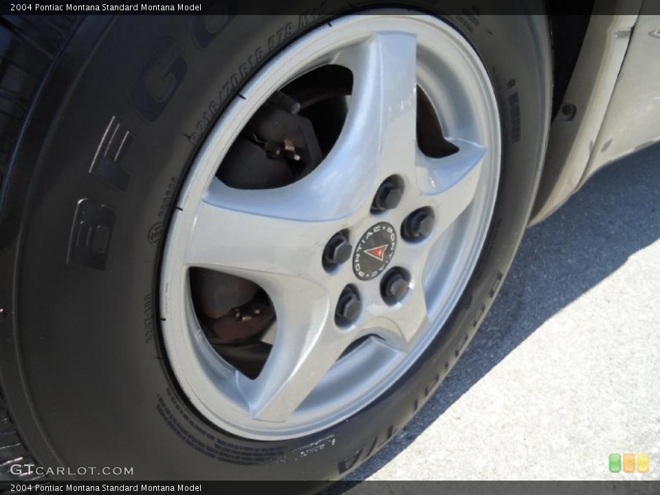 2004 Pontiac Montana  Wheel and Tire Photo #38359962