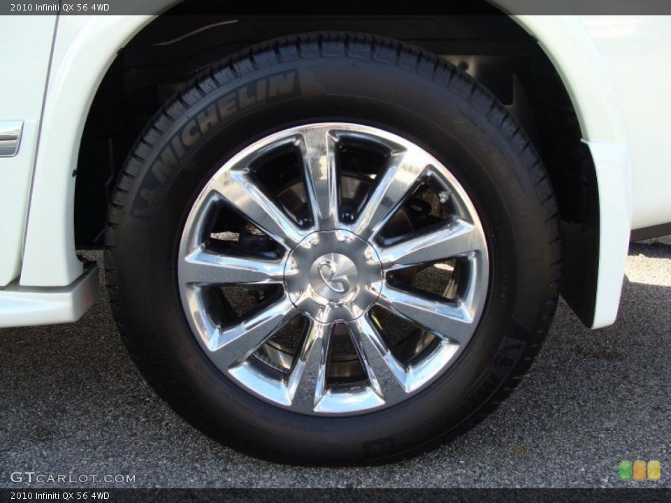 2010 Infiniti QX 56 4WD Wheel and Tire Photo #38360130