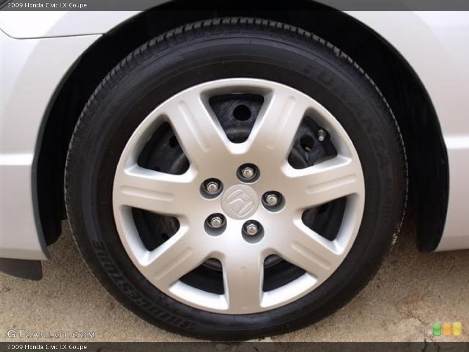 2009 Honda Civic LX Coupe Wheel and Tire Photo #38360266