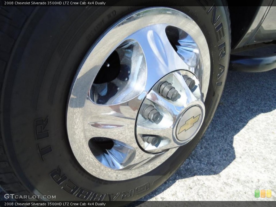 2008 Chevrolet Silverado 3500HD LTZ Crew Cab 4x4 Dually Wheel and Tire Photo #38360530