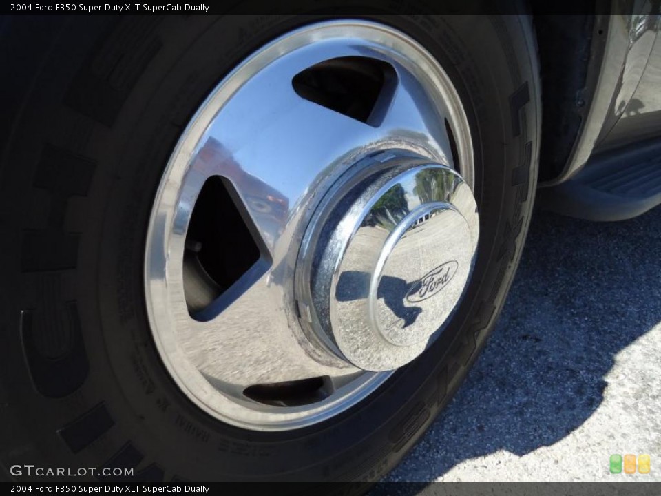 2004 Ford F350 Super Duty XLT SuperCab Dually Wheel and Tire Photo #38365898
