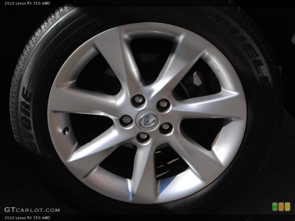 2010 Lexus RX 350 AWD Wheel and Tire Photo #38367094