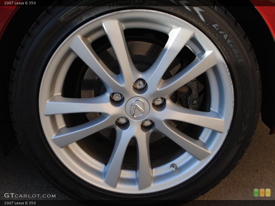 2007 Lexus IS 350 Wheel and Tire Photo #38367822