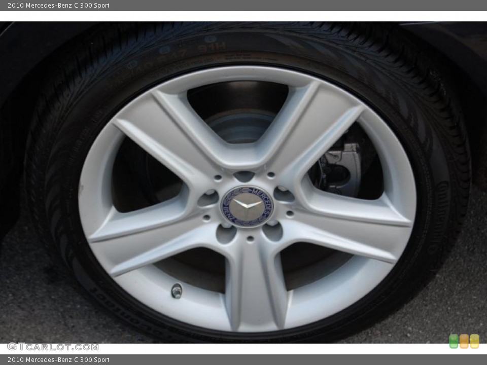2010 Mercedes-Benz C 300 Sport Wheel and Tire Photo #38375606