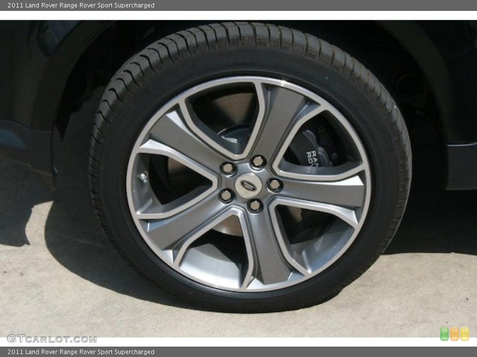 2011 Land Rover Range Rover Sport Supercharged Wheel and Tire Photo #38377534