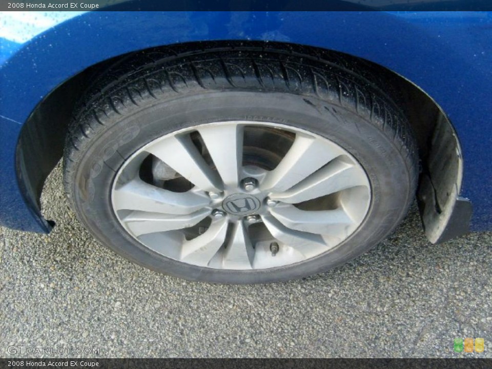 2008 Honda Accord EX Coupe Wheel and Tire Photo #38377770
