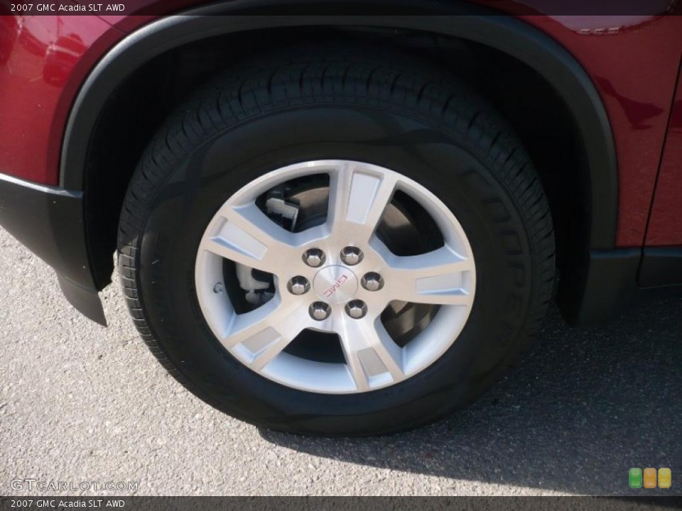 2007 GMC Acadia SLT AWD Wheel and Tire Photo #38377995