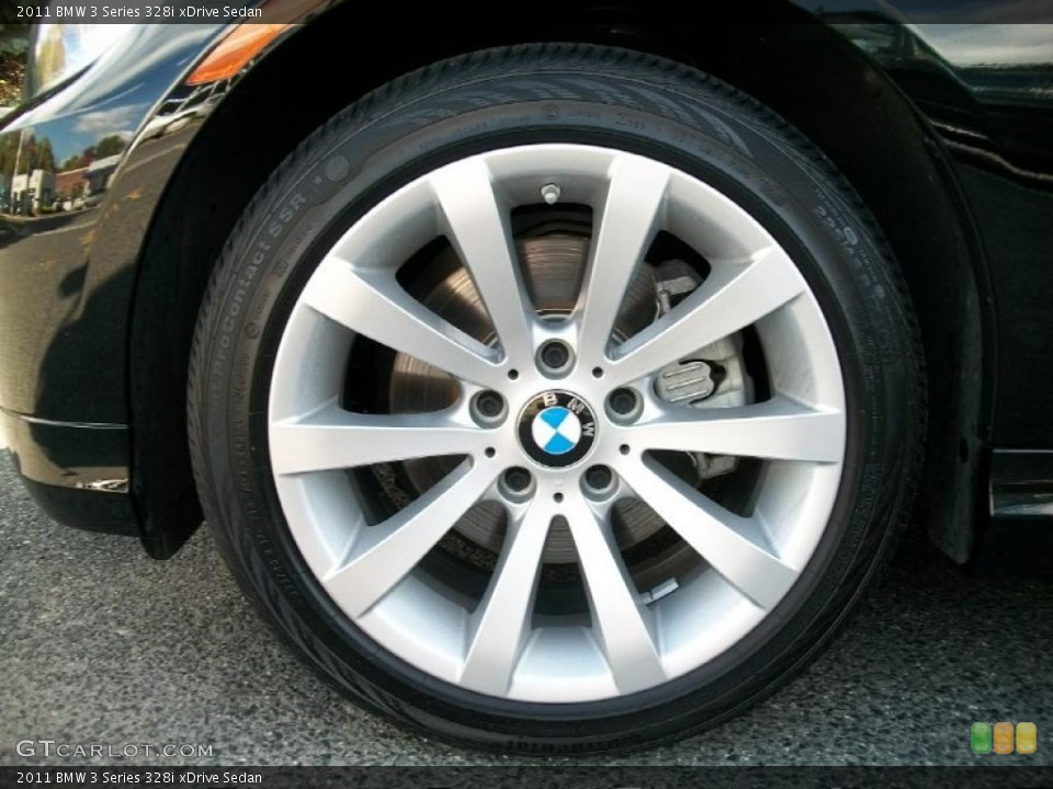 2011 BMW 3 Series 328i xDrive Sedan Wheel and Tire Photo #38381298