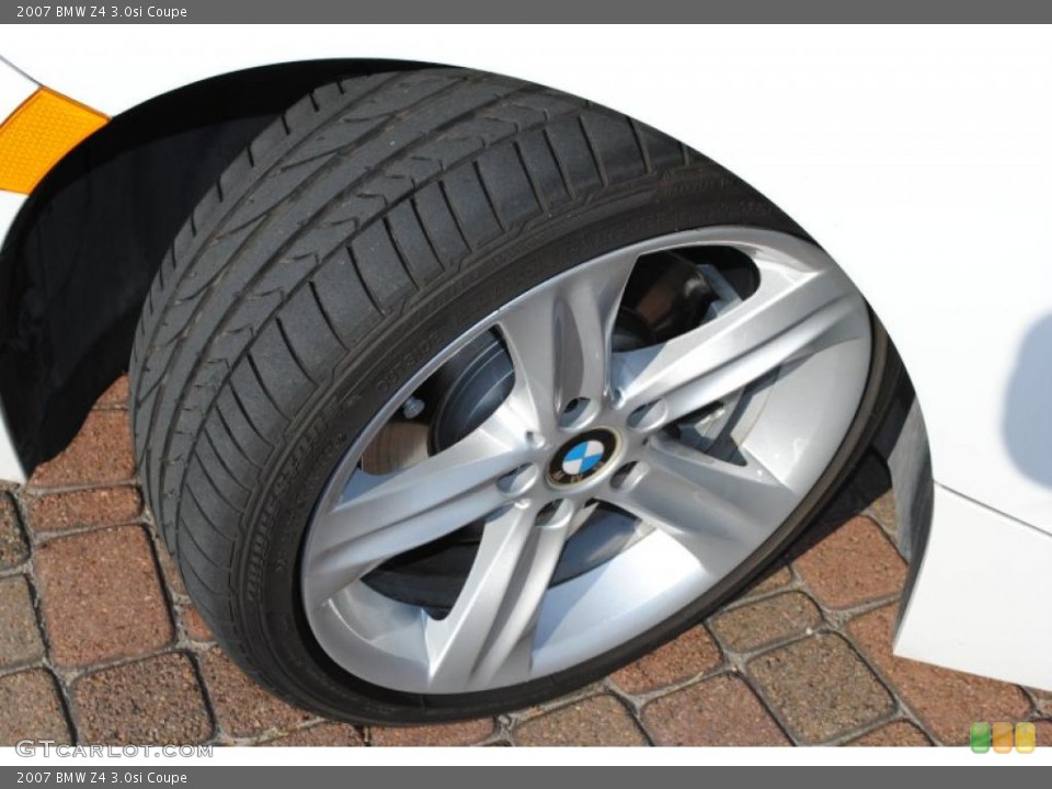 2007 BMW Z4 3.0si Coupe Wheel and Tire Photo #38382414