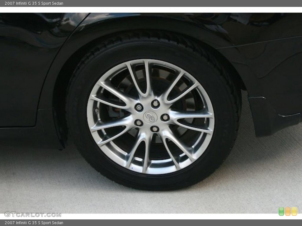 2007 Infiniti G 35 S Sport Sedan Wheel and Tire Photo #38382634