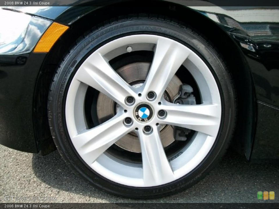 2008 BMW Z4 3.0si Coupe Wheel and Tire Photo #38384710