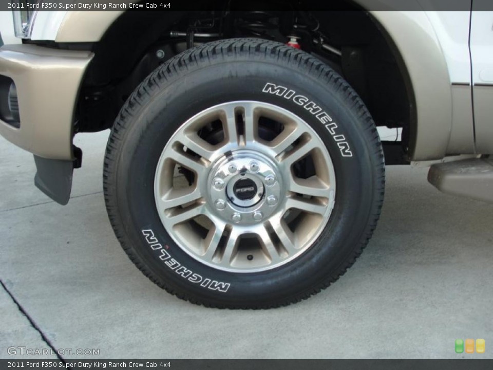 2011 Ford F350 Super Duty King Ranch Crew Cab 4x4 Wheel and Tire Photo #38385178