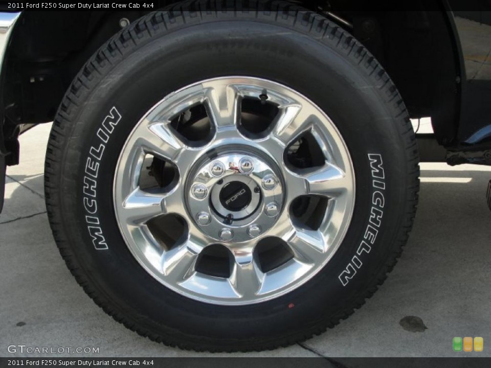 2011 Ford F250 Super Duty Lariat Crew Cab 4x4 Wheel and Tire Photo #38386143