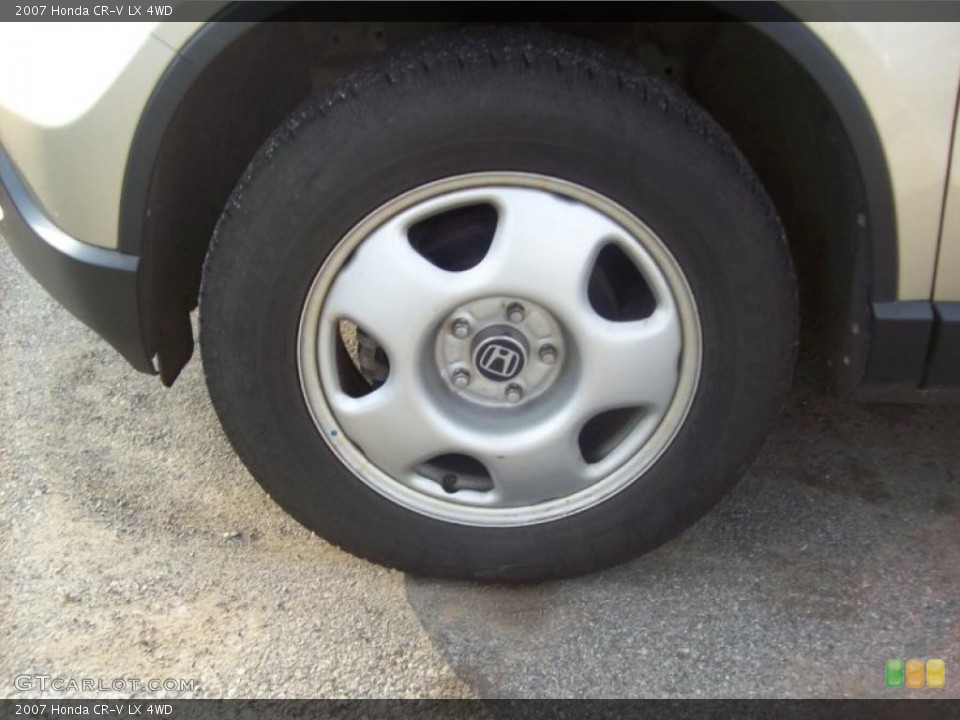2007 Honda CR-V LX 4WD Wheel and Tire Photo #38387243